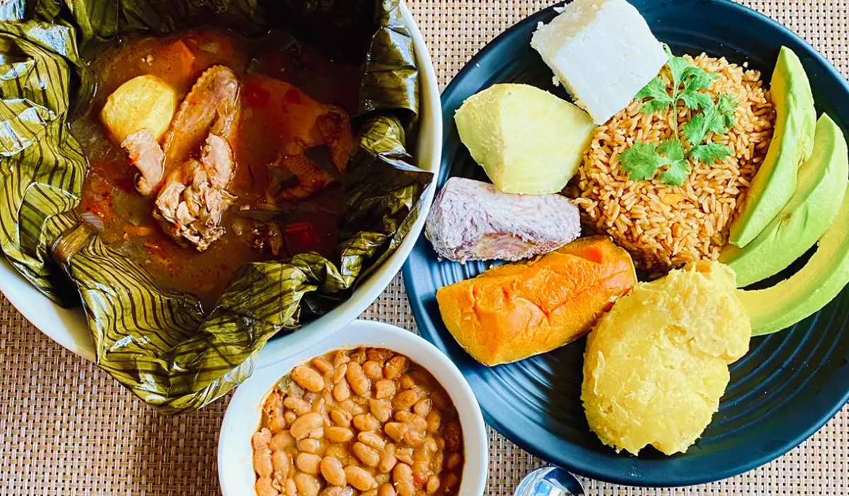 African-inspired dishes served at a lounge