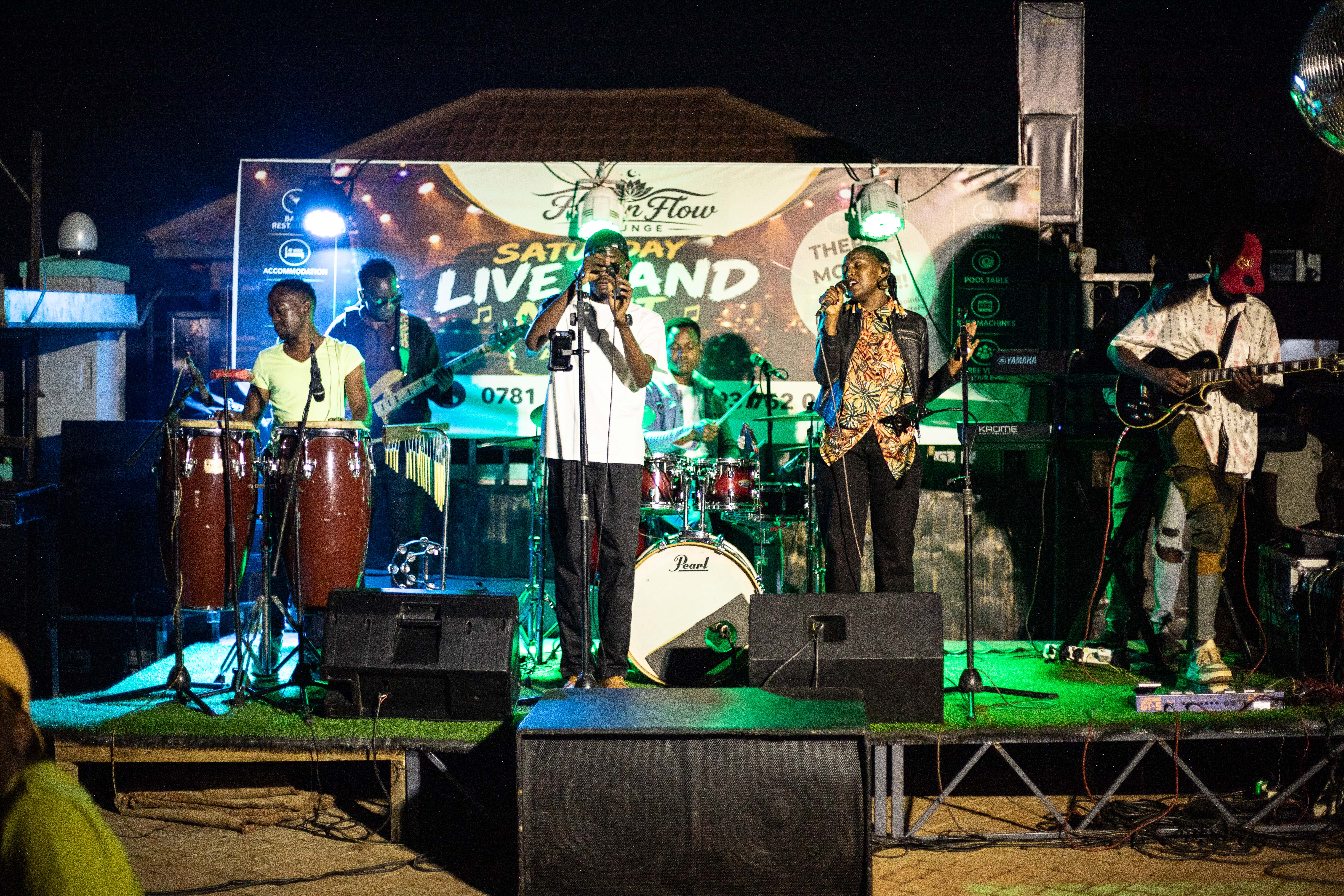 Live music and nightlife energy in a lounge